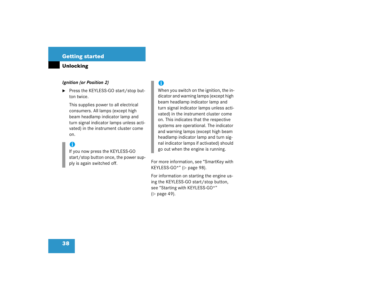 Mercedes-Benz SL-Class User Manual | Page 40 / 474