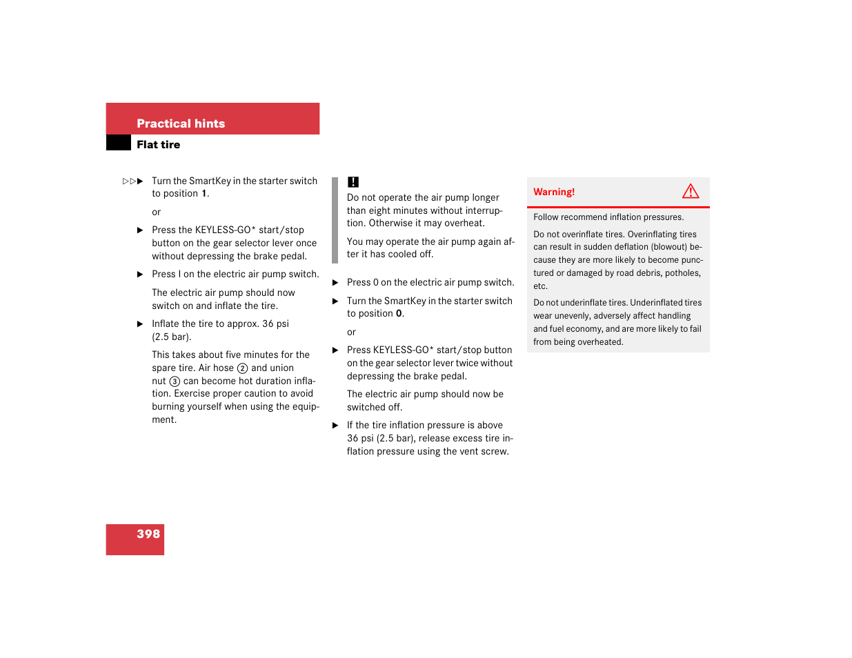 Mercedes-Benz SL-Class User Manual | Page 400 / 474