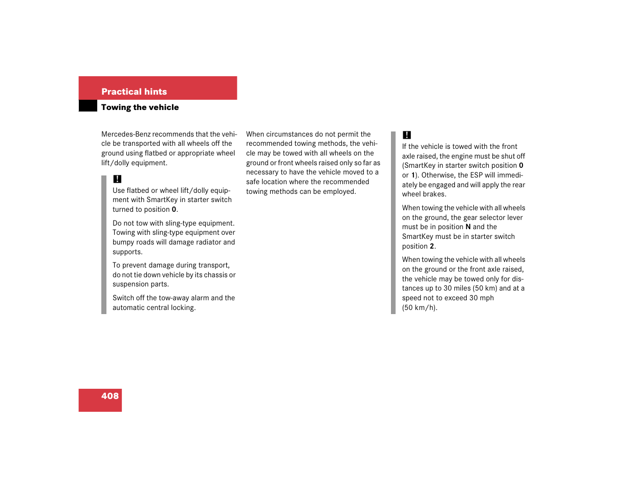 Mercedes-Benz SL-Class User Manual | Page 410 / 474