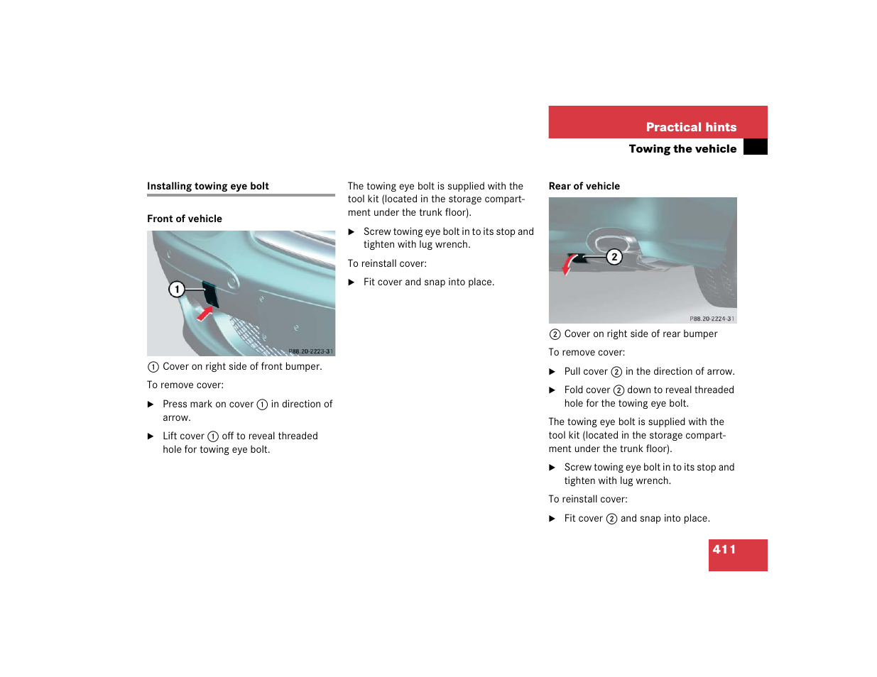 Mercedes-Benz SL-Class User Manual | Page 413 / 474