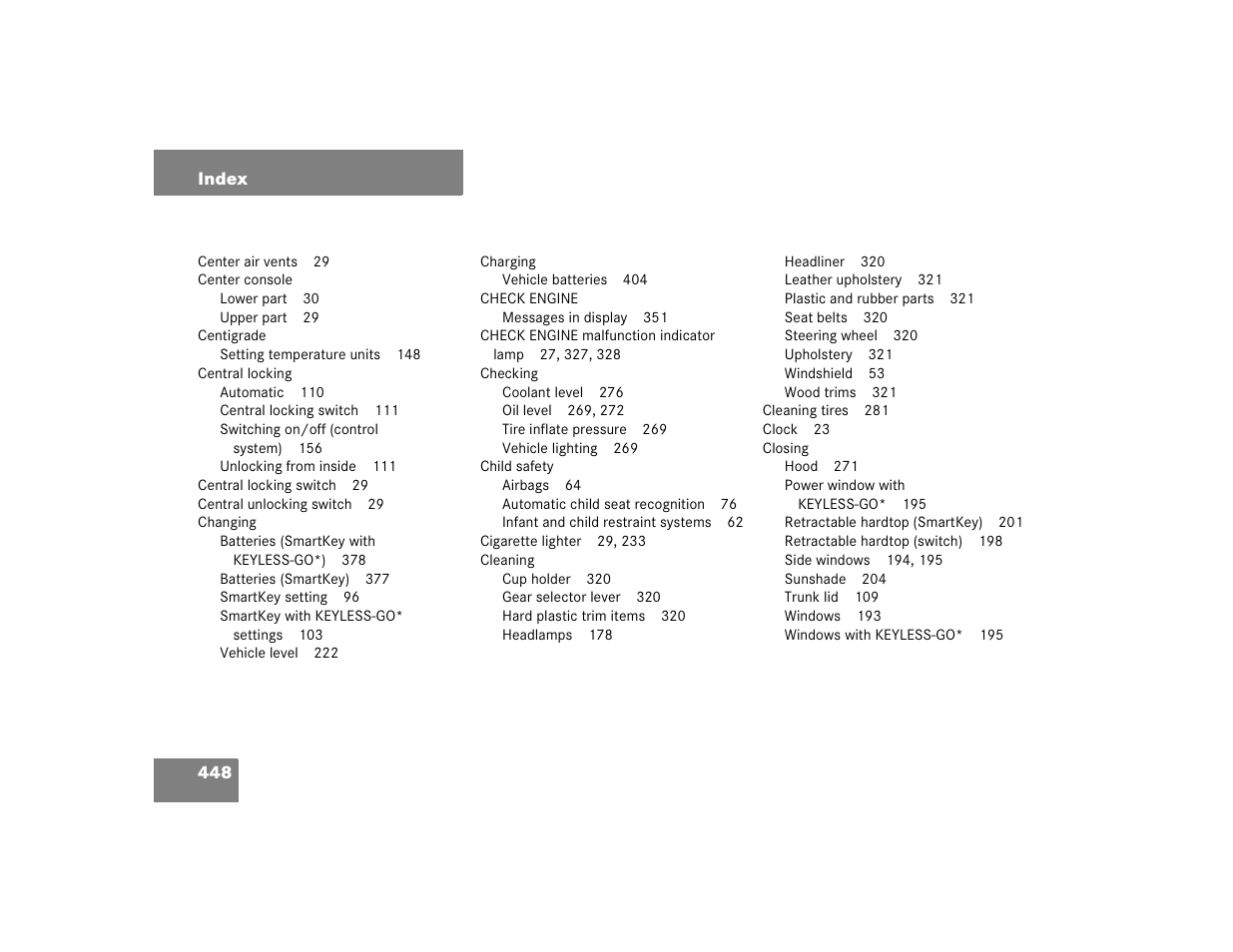 Mercedes-Benz SL-Class User Manual | Page 450 / 474