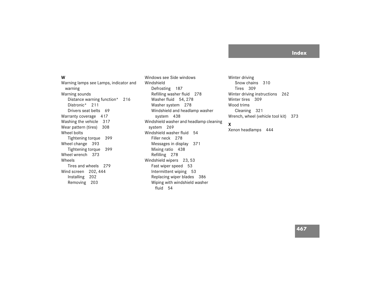 Mercedes-Benz SL-Class User Manual | Page 469 / 474