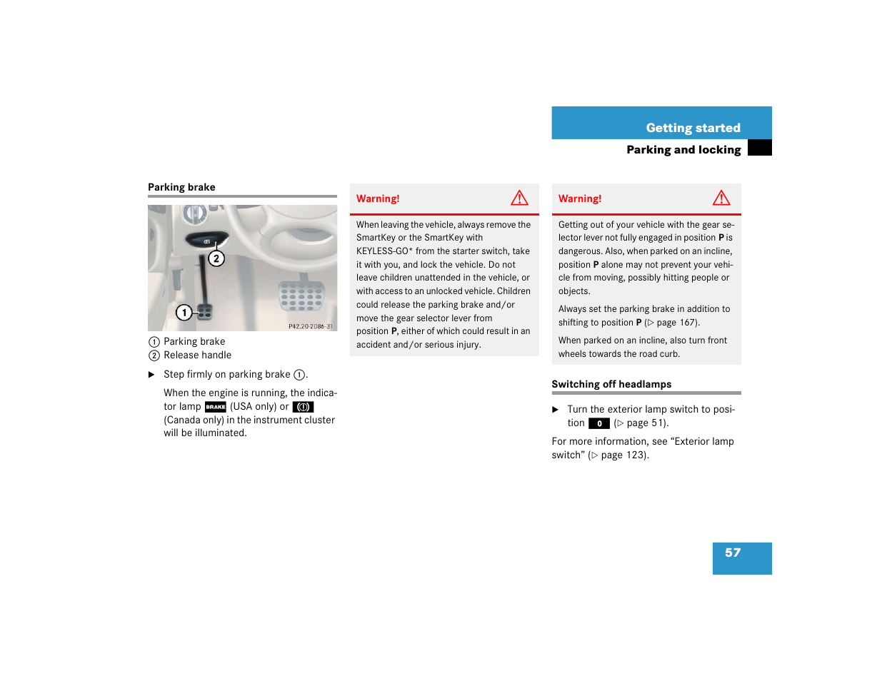 Mercedes-Benz SL-Class User Manual | Page 59 / 474