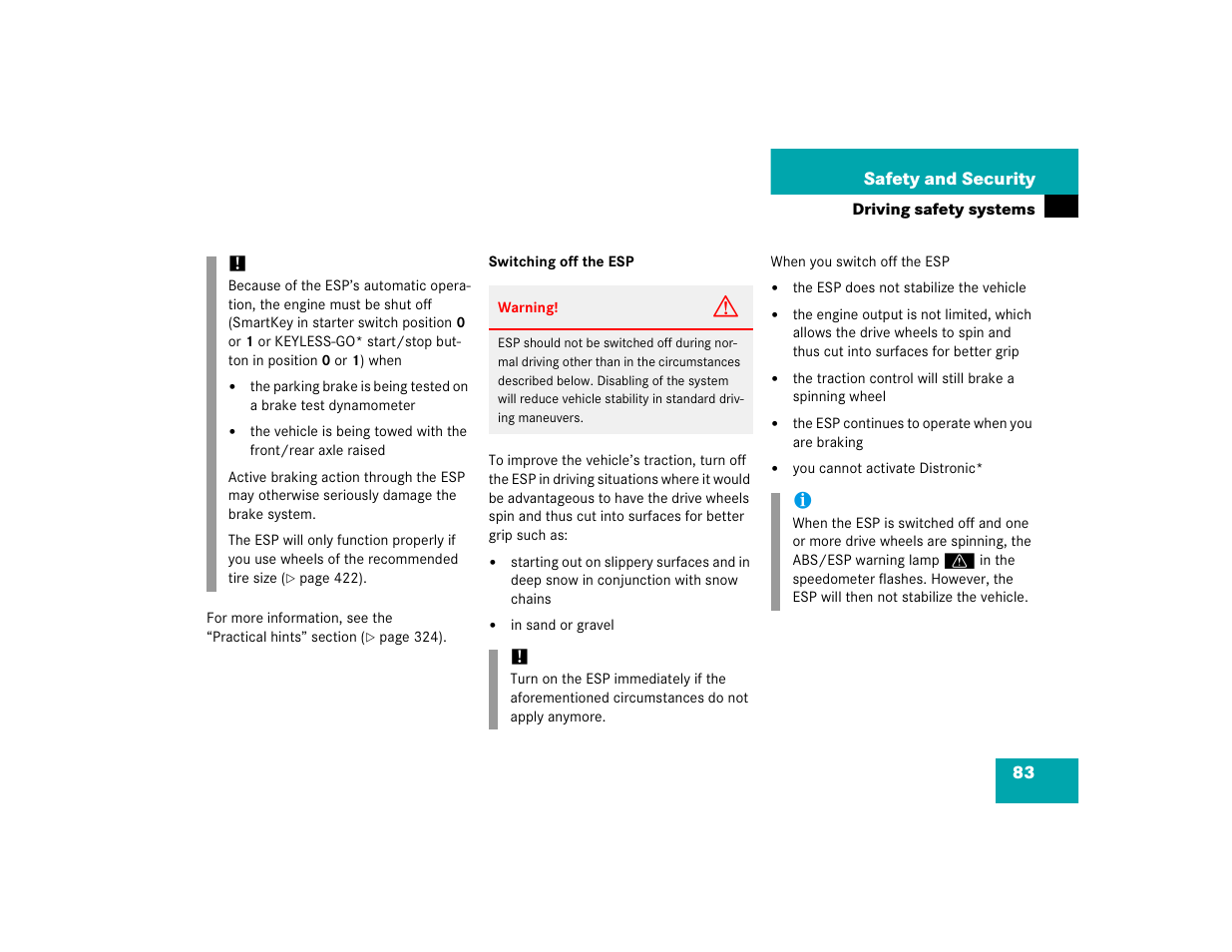 Mercedes-Benz SL-Class User Manual | Page 85 / 474
