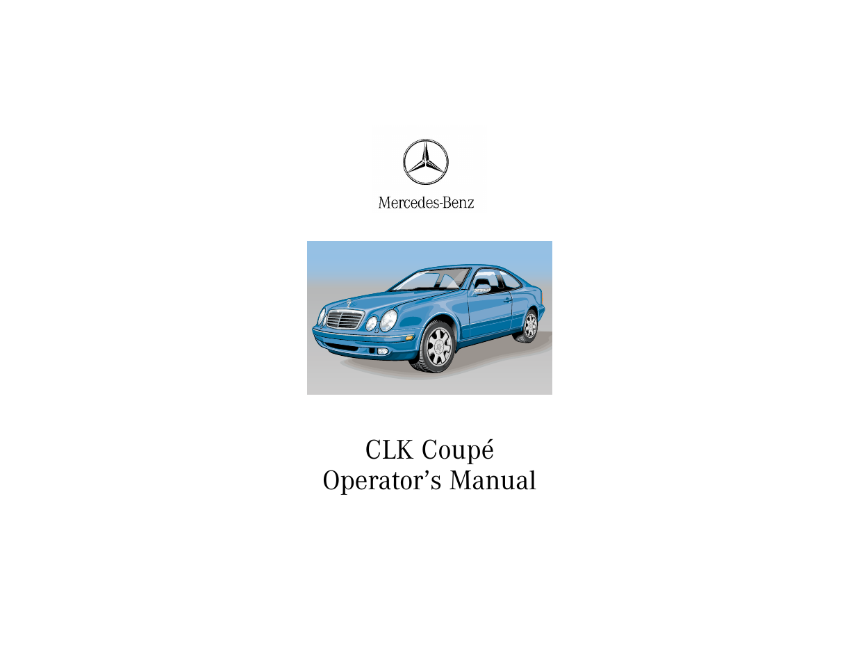 Mercedes-Benz 2001 CLK 320 User Manual | 325 pages