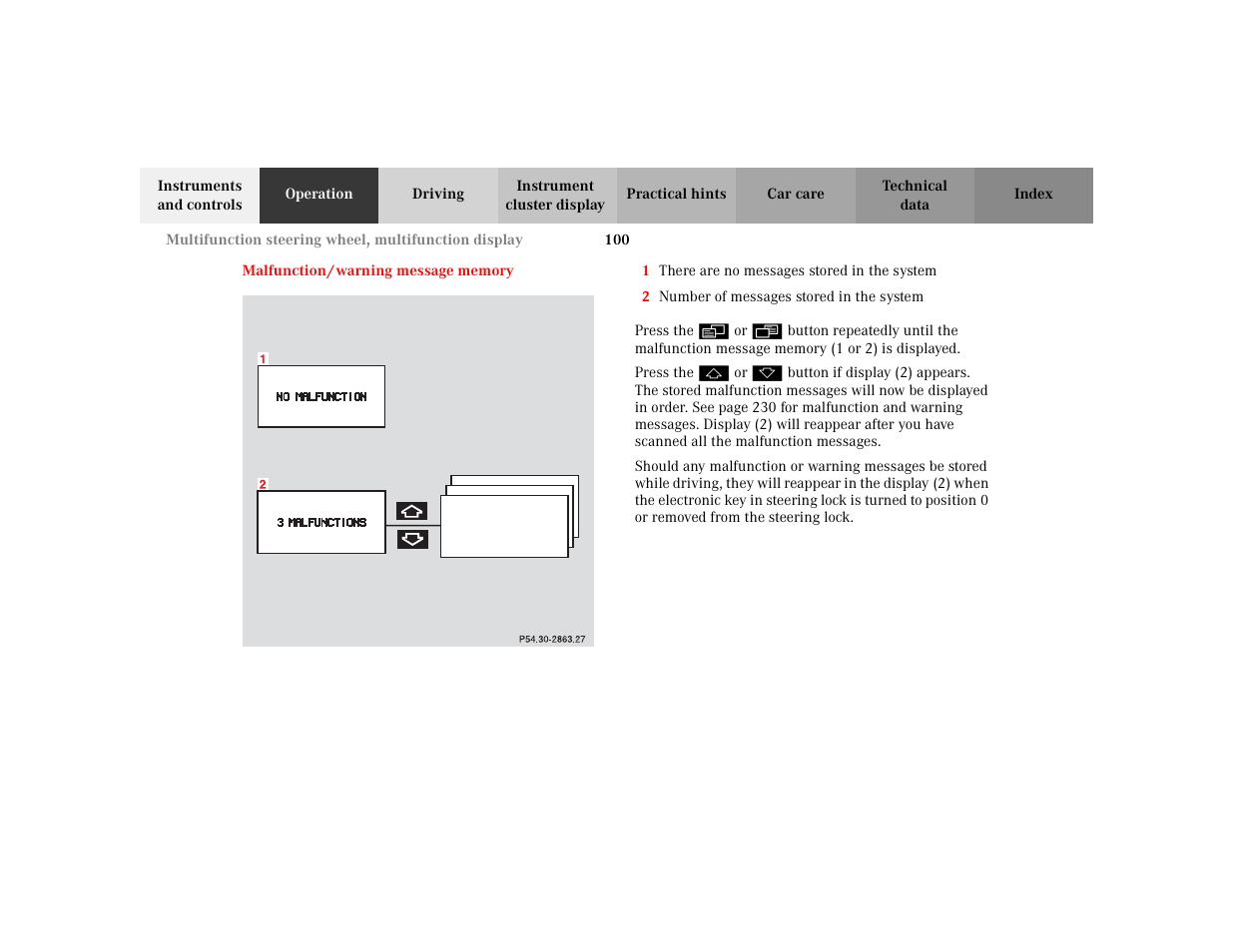 Mercedes-Benz 2003 CLK 430 User Manual | Page 103 / 341