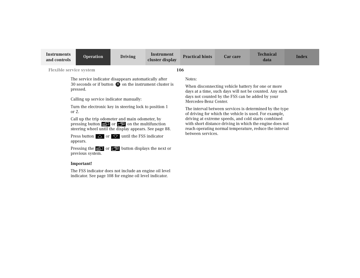 Mercedes-Benz 2003 CLK 430 User Manual | Page 109 / 341