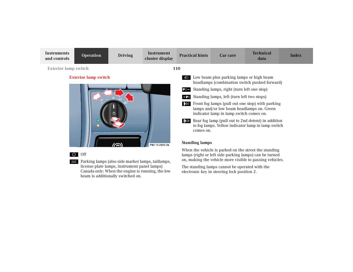 Mercedes-Benz 2003 CLK 430 User Manual | Page 113 / 341