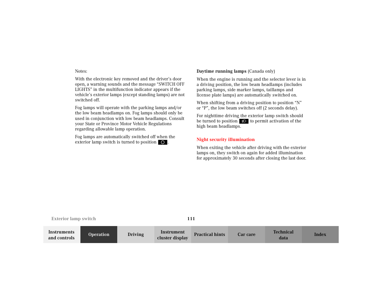 Mercedes-Benz 2003 CLK 430 User Manual | Page 114 / 341