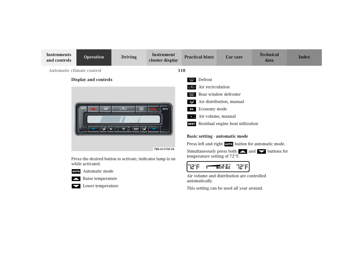 Mercedes-Benz 2003 CLK 430 User Manual | Page 121 / 341