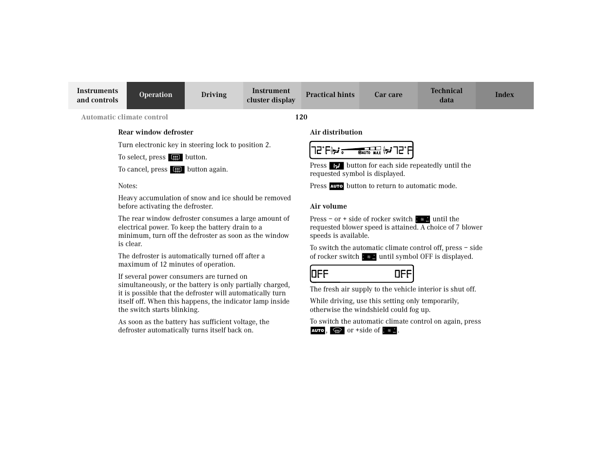 Mercedes-Benz 2003 CLK 430 User Manual | Page 123 / 341