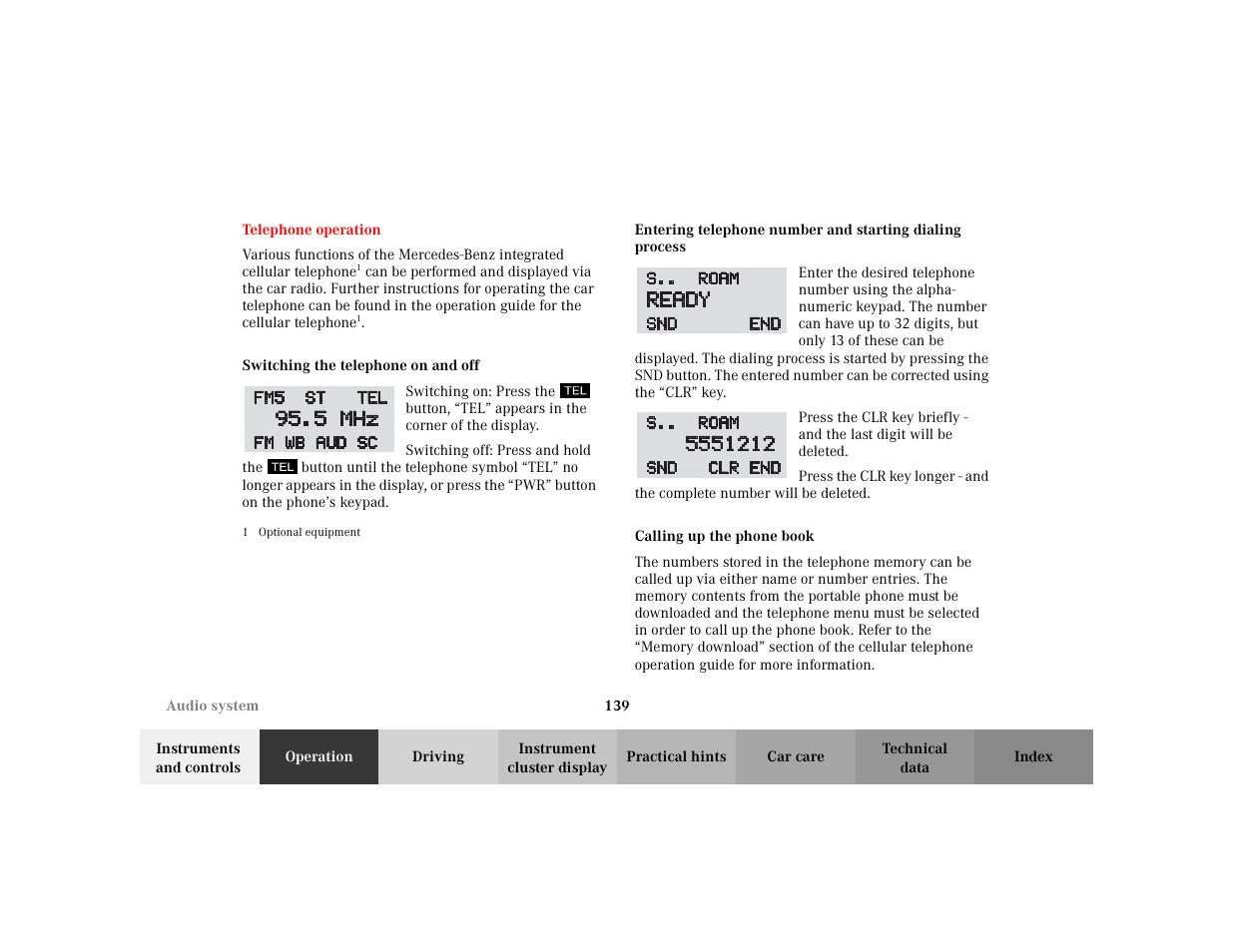 Mercedes-Benz 2003 CLK 430 User Manual | Page 142 / 341