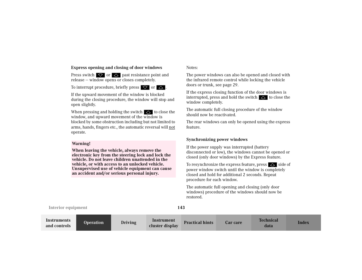 Mercedes-Benz 2003 CLK 430 User Manual | Page 146 / 341