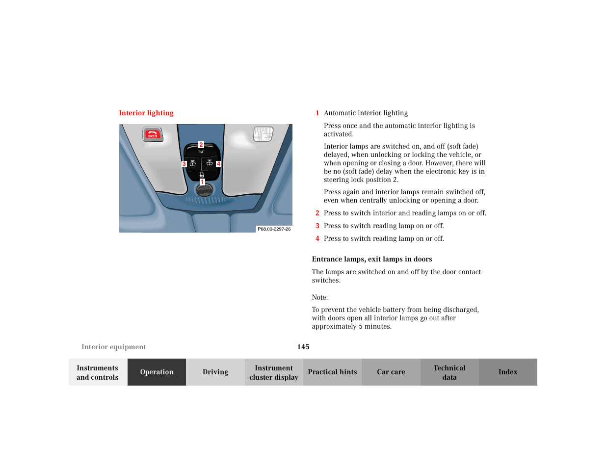 Mercedes-Benz 2003 CLK 430 User Manual | Page 148 / 341