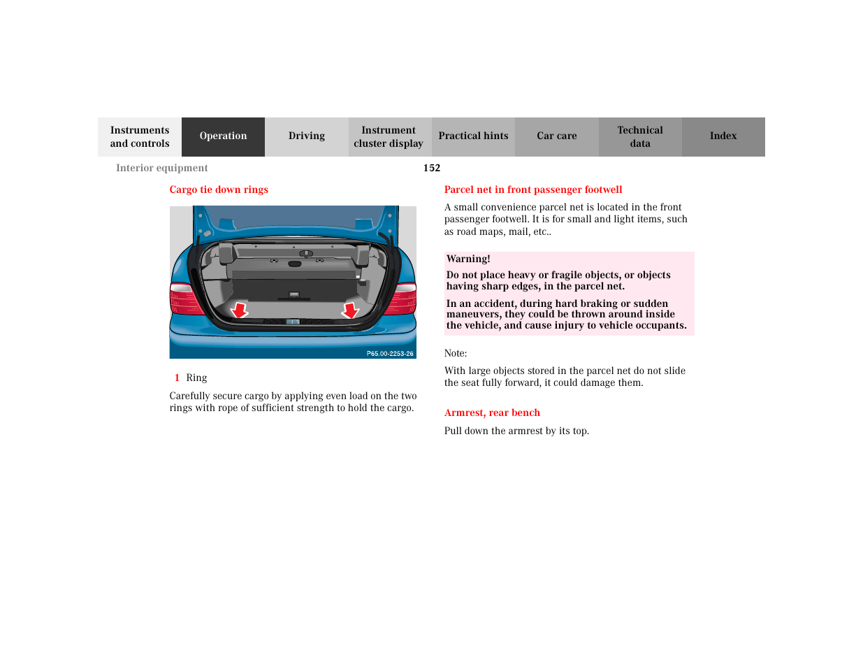 Mercedes-Benz 2003 CLK 430 User Manual | Page 155 / 341