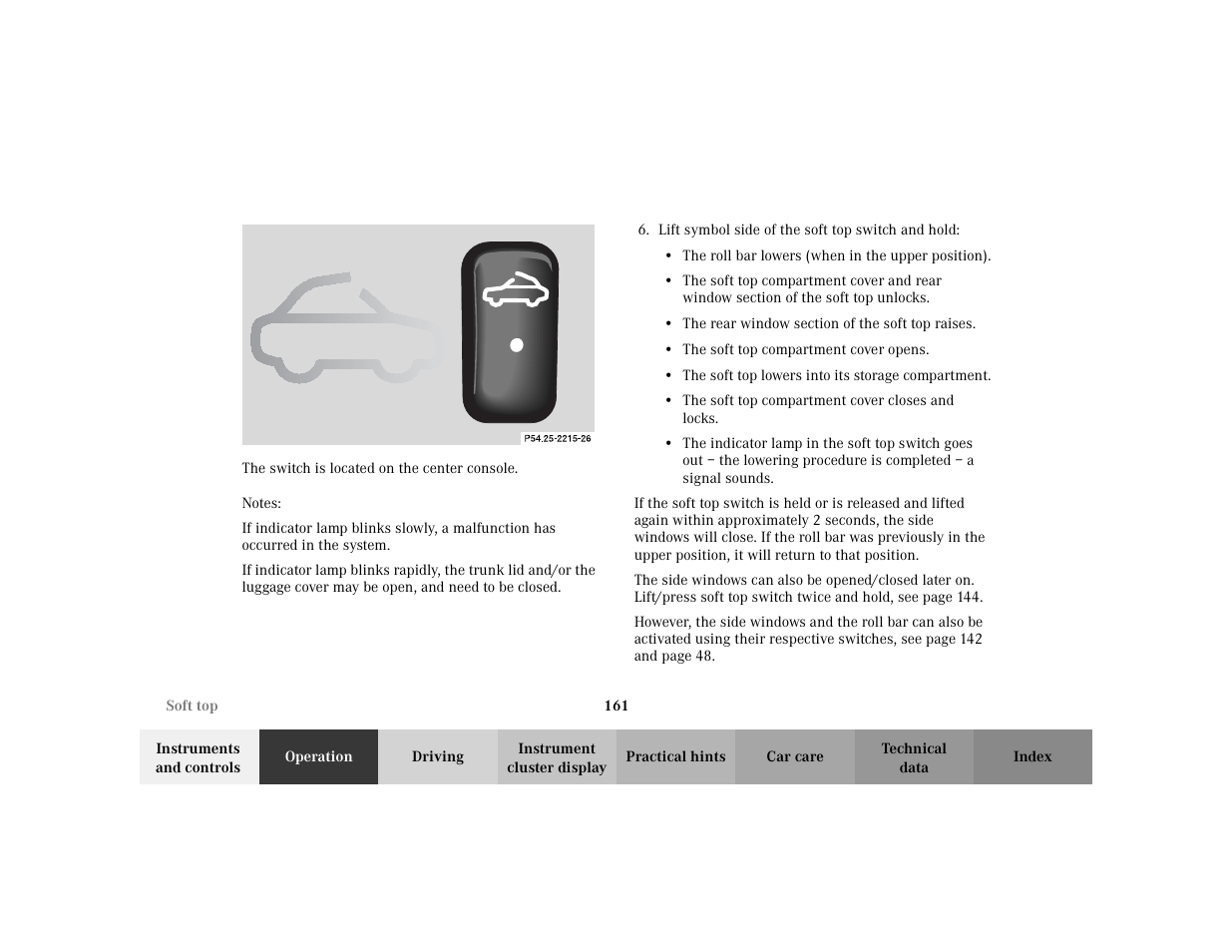 Mercedes-Benz 2003 CLK 430 User Manual | Page 164 / 341