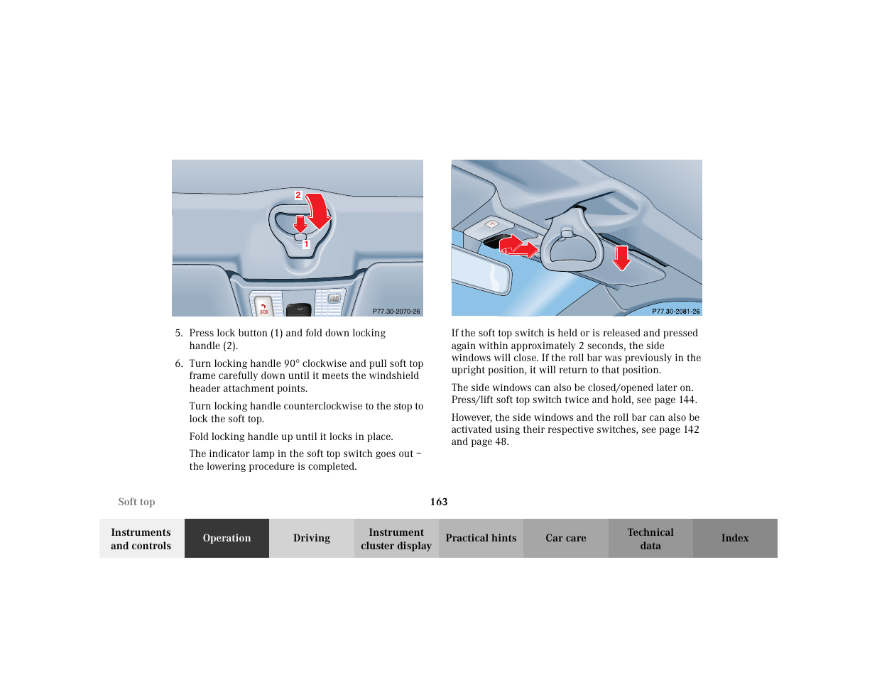 Mercedes-Benz 2003 CLK 430 User Manual | Page 166 / 341