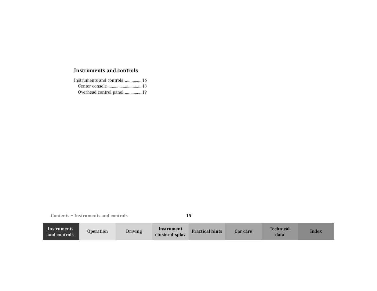 Mercedes-Benz 2003 CLK 430 User Manual | Page 18 / 341