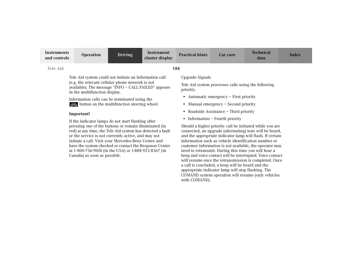 Mercedes-Benz 2003 CLK 430 User Manual | Page 187 / 341