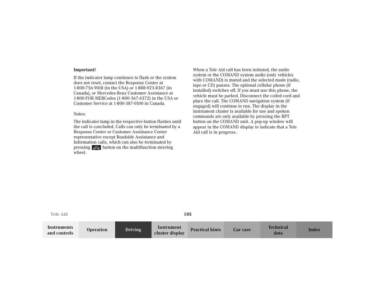 Mercedes-Benz 2003 CLK 430 User Manual | Page 188 / 341