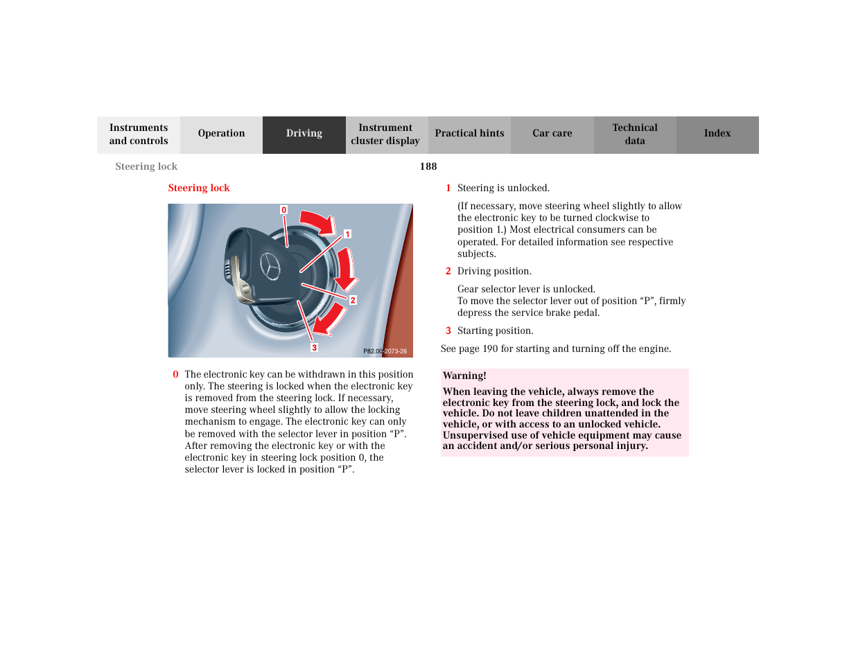 Mercedes-Benz 2003 CLK 430 User Manual | Page 191 / 341