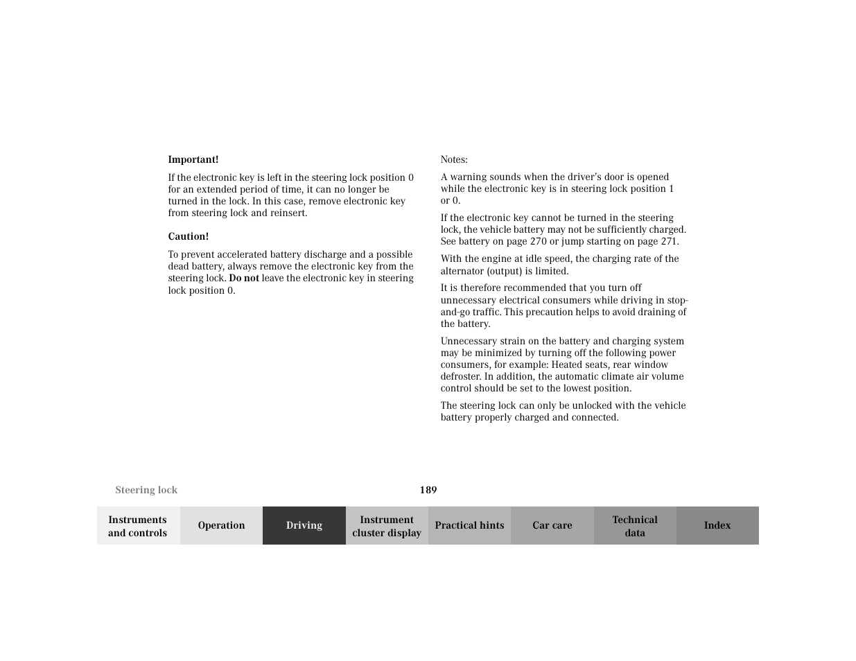 Mercedes-Benz 2003 CLK 430 User Manual | Page 192 / 341