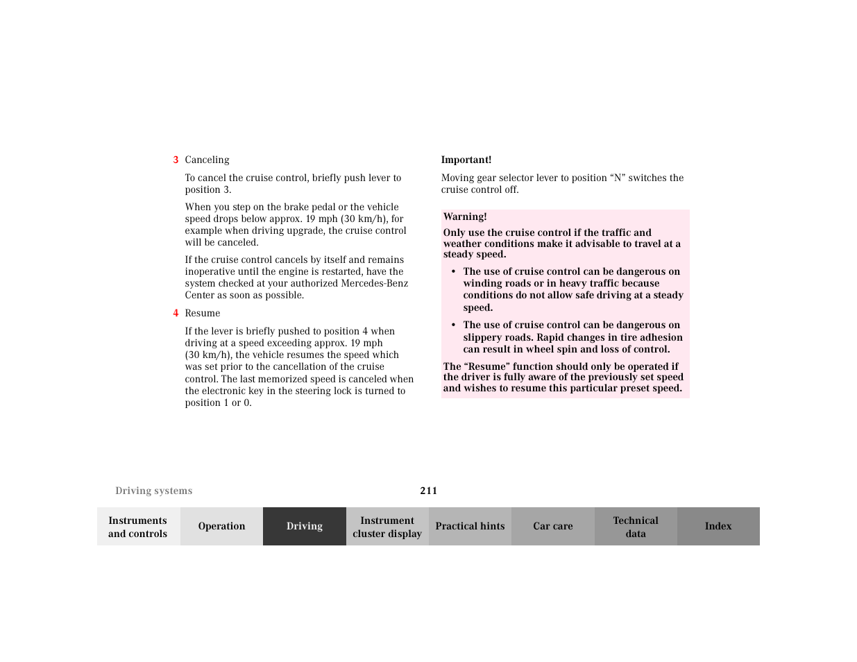 Mercedes-Benz 2003 CLK 430 User Manual | Page 214 / 341