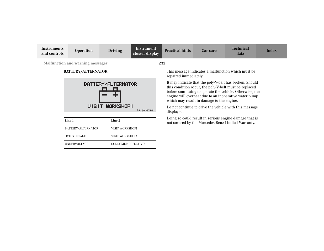 Mercedes-Benz 2003 CLK 430 User Manual | Page 235 / 341