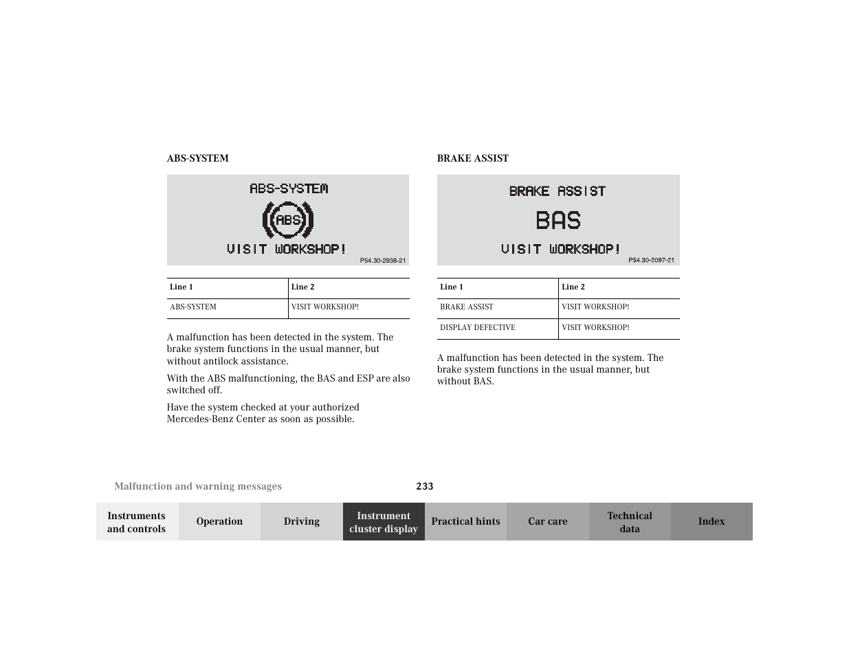 Mercedes-Benz 2003 CLK 430 User Manual | Page 236 / 341