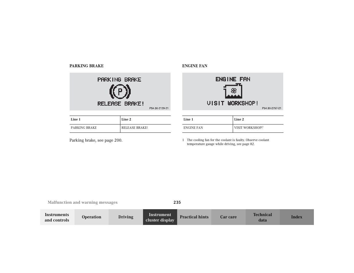 Mercedes-Benz 2003 CLK 430 User Manual | Page 238 / 341