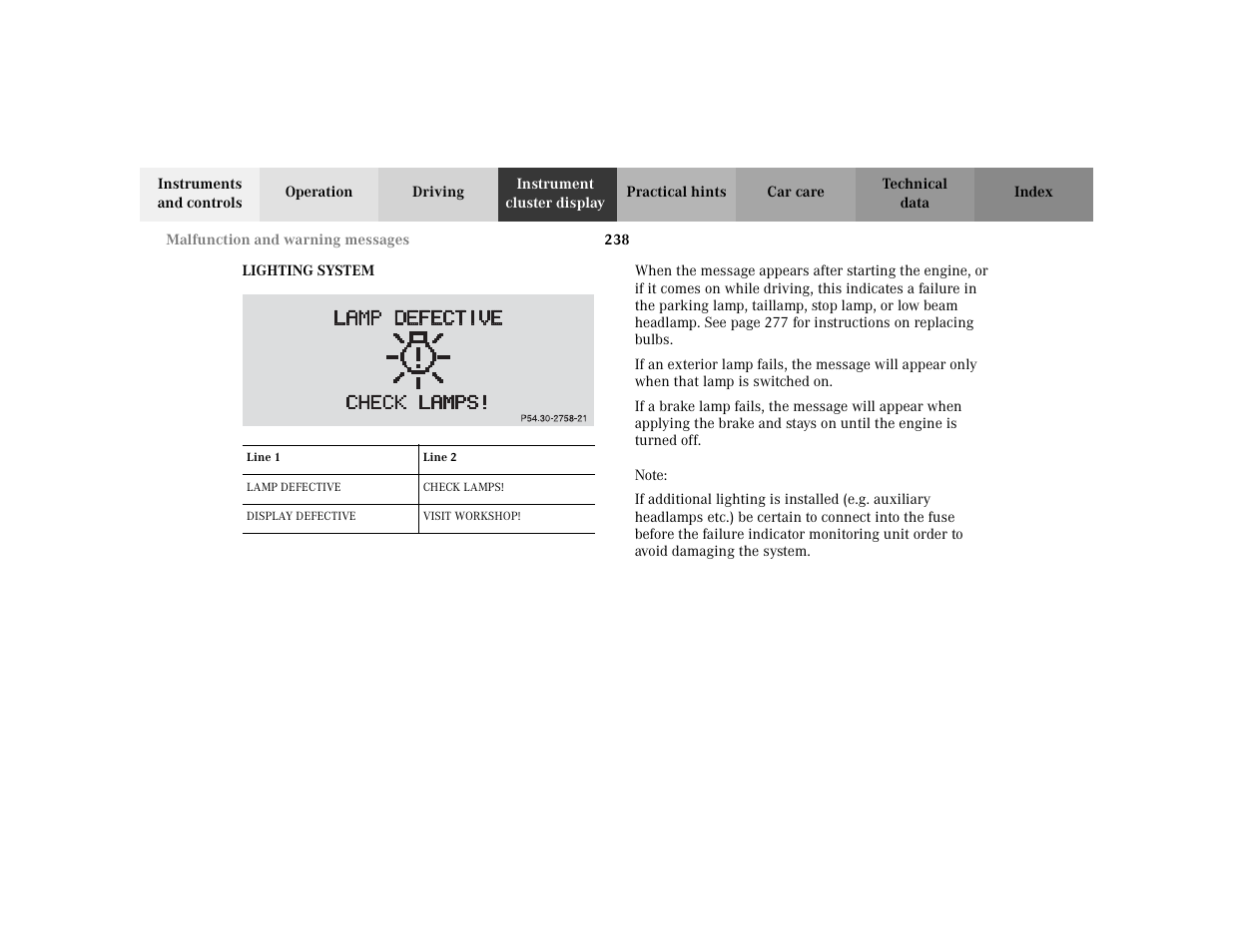 Mercedes-Benz 2003 CLK 430 User Manual | Page 241 / 341