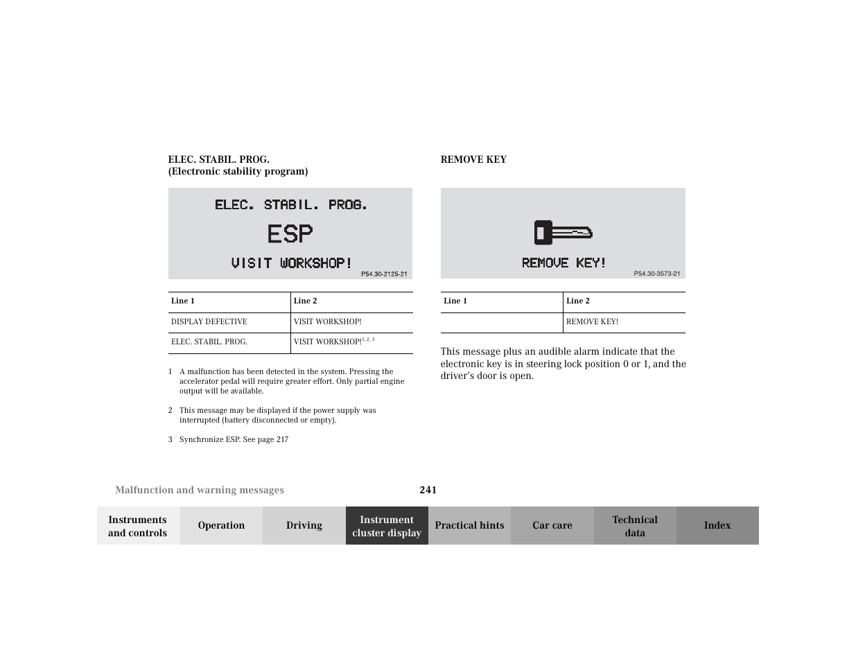 Mercedes-Benz 2003 CLK 430 User Manual | Page 244 / 341