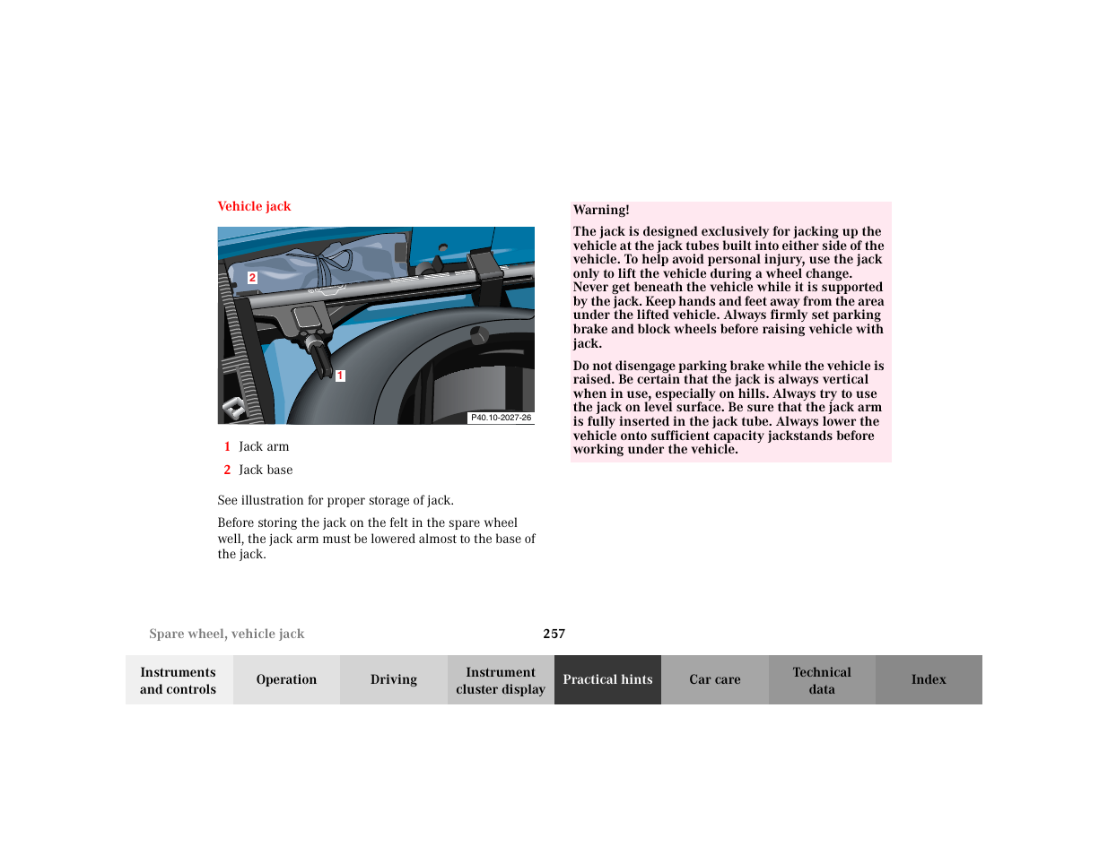 Mercedes-Benz 2003 CLK 430 User Manual | Page 260 / 341