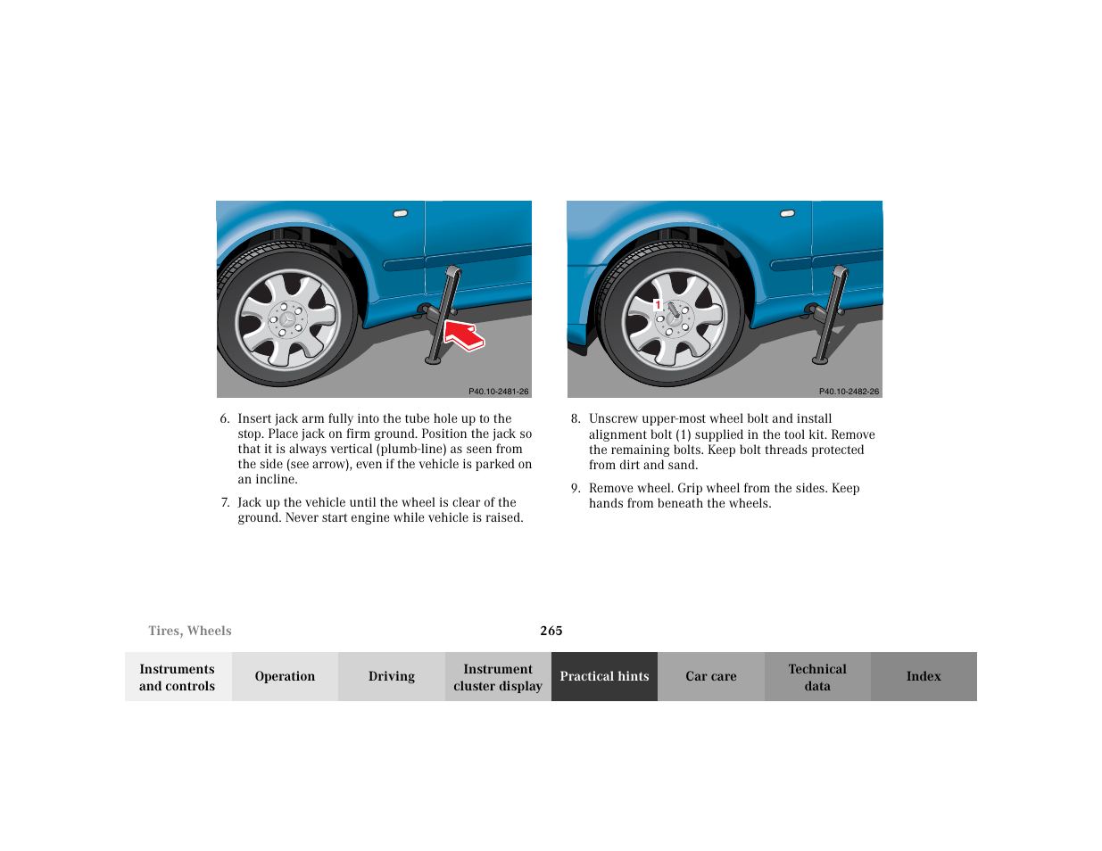 Mercedes-Benz 2003 CLK 430 User Manual | Page 268 / 341