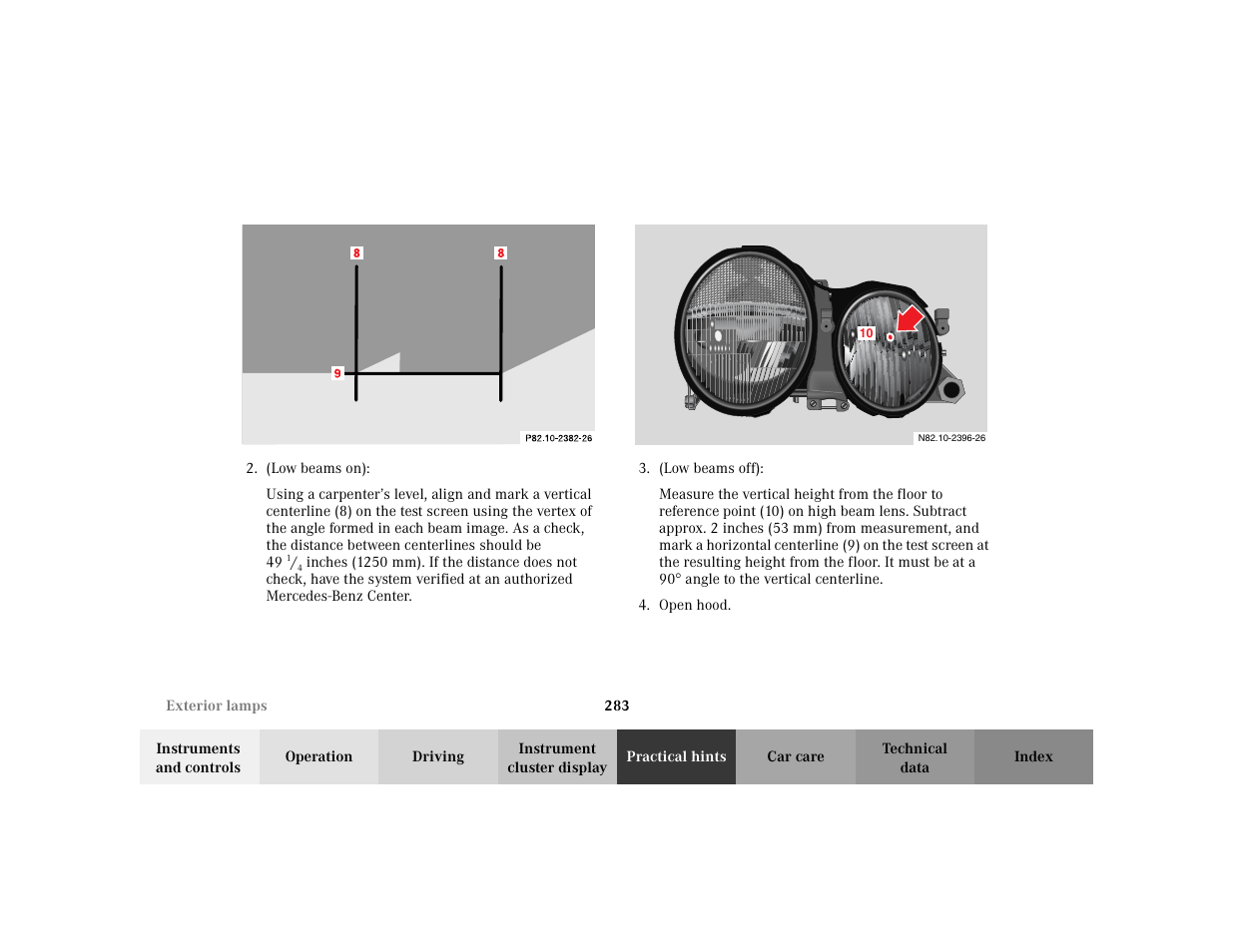 Mercedes-Benz 2003 CLK 430 User Manual | Page 286 / 341