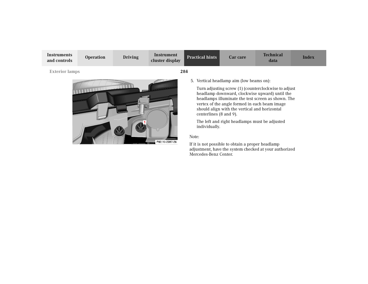 Mercedes-Benz 2003 CLK 430 User Manual | Page 287 / 341