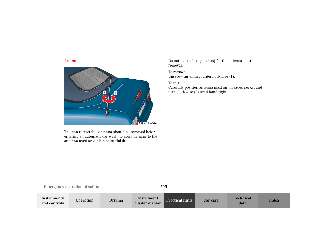 Mercedes-Benz 2003 CLK 430 User Manual | Page 298 / 341