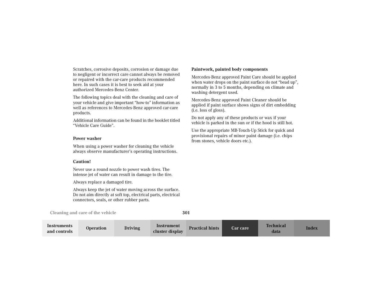 Mercedes-Benz 2003 CLK 430 User Manual | Page 304 / 341