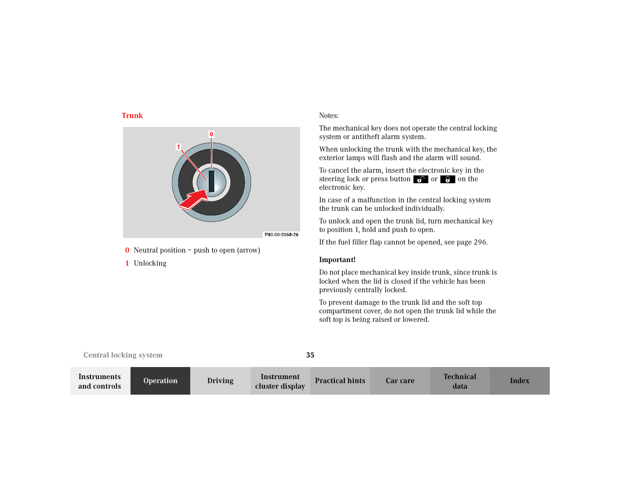 Mercedes-Benz 2003 CLK 430 User Manual | Page 38 / 341