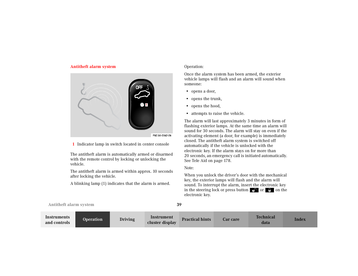 Mercedes-Benz 2003 CLK 430 User Manual | Page 42 / 341