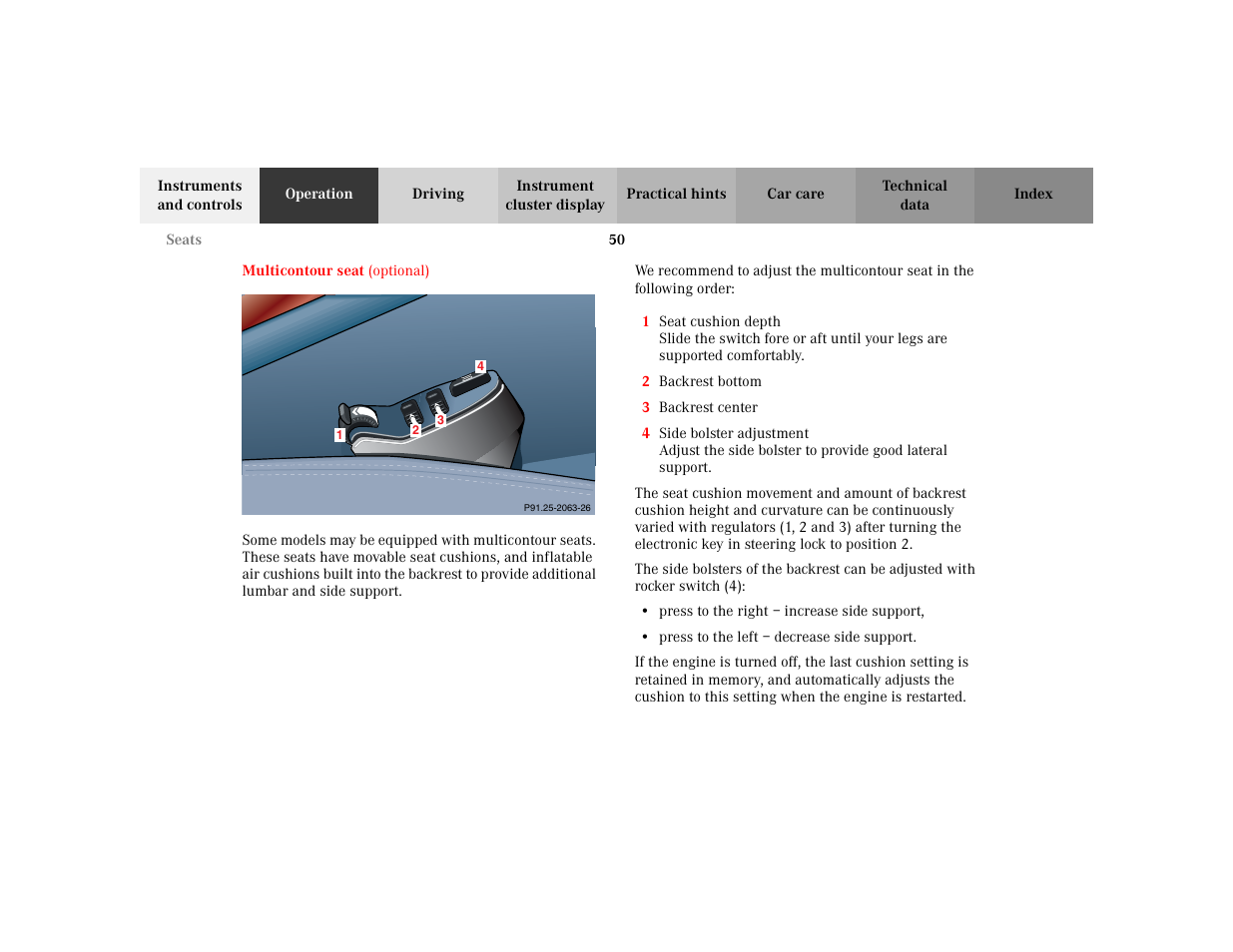 Mercedes-Benz 2003 CLK 430 User Manual | Page 53 / 341