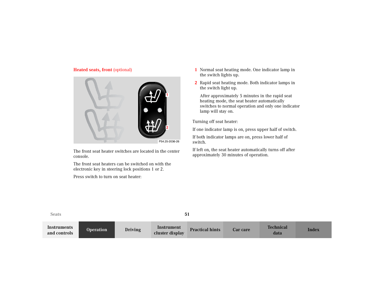 Mercedes-Benz 2003 CLK 430 User Manual | Page 54 / 341