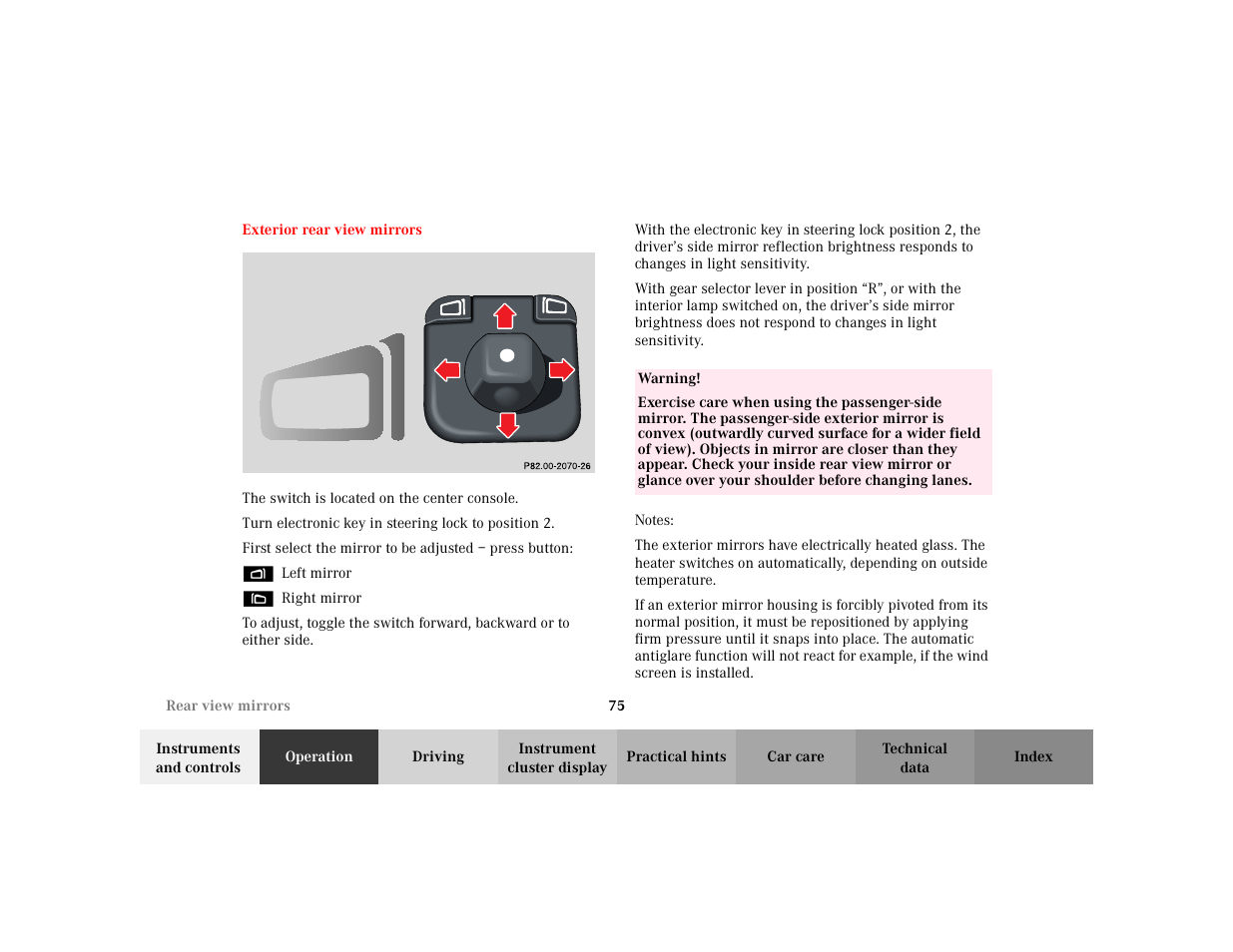 Mercedes-Benz 2003 CLK 430 User Manual | Page 78 / 341