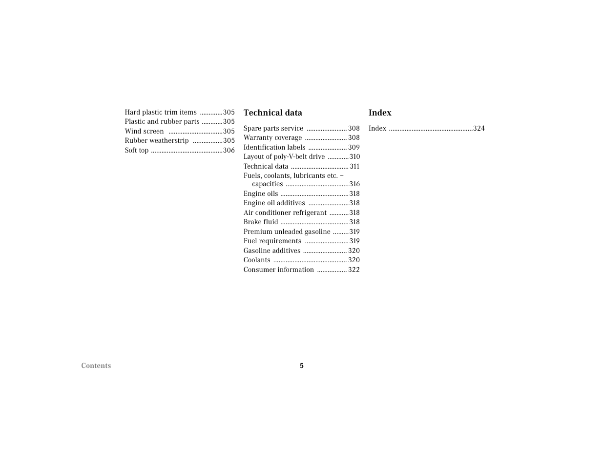 Mercedes-Benz 2003 CLK 430 User Manual | Page 8 / 341