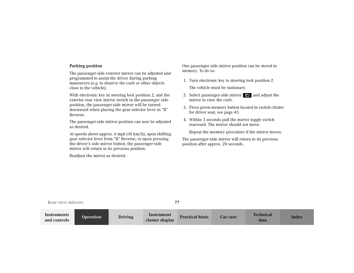 Mercedes-Benz 2003 CLK 430 User Manual | Page 80 / 341