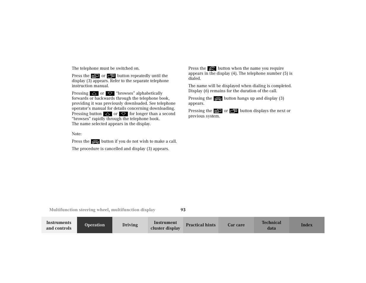 Mercedes-Benz 2003 CLK 430 User Manual | Page 96 / 341