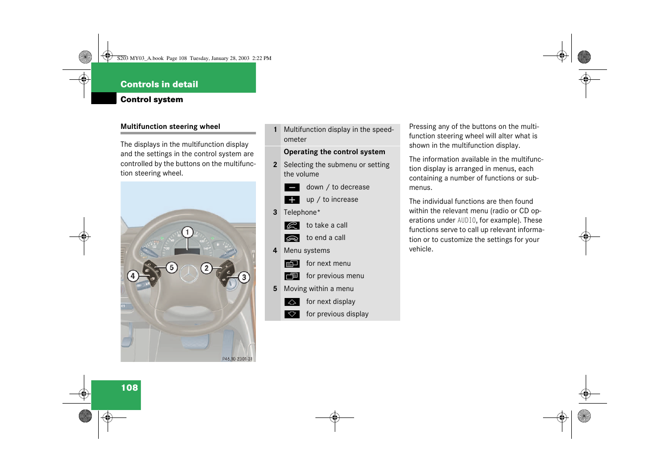 Mercedes-Benz 2003 C 240 4MATIC User Manual | Page 102 / 370