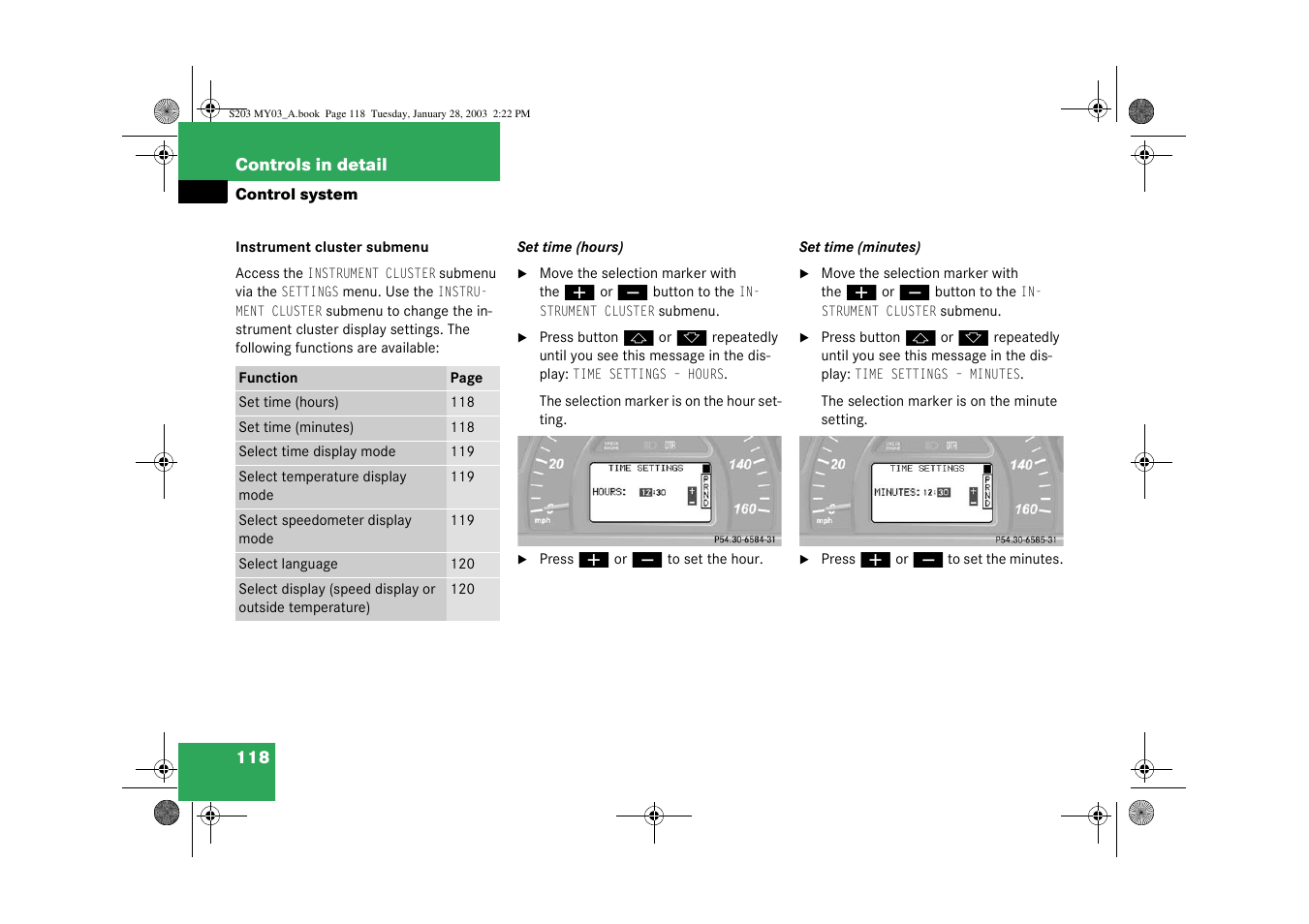 Mercedes-Benz 2003 C 240 4MATIC User Manual | Page 112 / 370