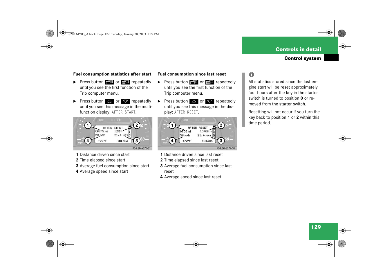 Mercedes-Benz 2003 C 240 4MATIC User Manual | Page 123 / 370