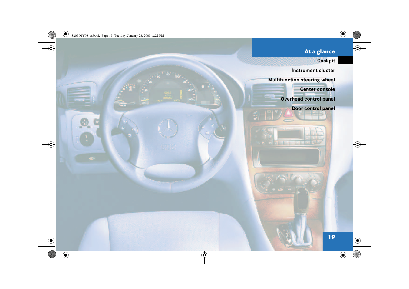 At a glance | Mercedes-Benz 2003 C 240 4MATIC User Manual | Page 13 / 370